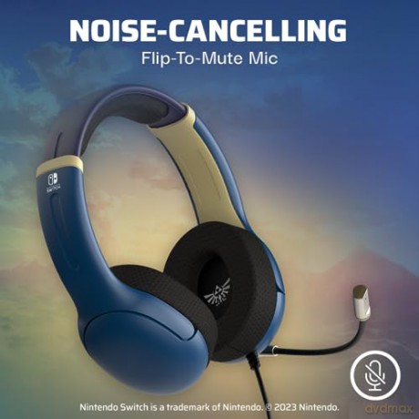PDP Wired Headset Airlite - Hyrule Blue /Nintendo Switch