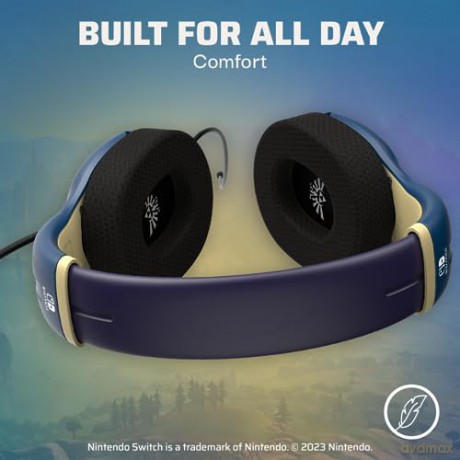 PDP Wired Headset Airlite - Hyrule Blue /Nintendo Switch