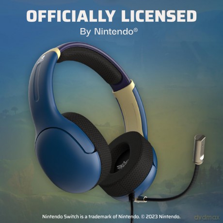 PDP Wired Headset Airlite - Hyrule Blue /Nintendo Switch