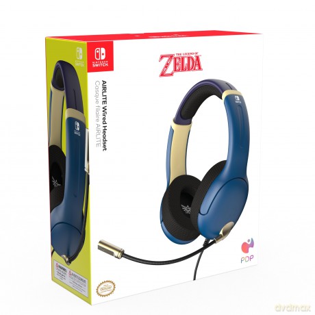 PDP Wired Headset Airlite - Hyrule Blue /Nintendo Switch