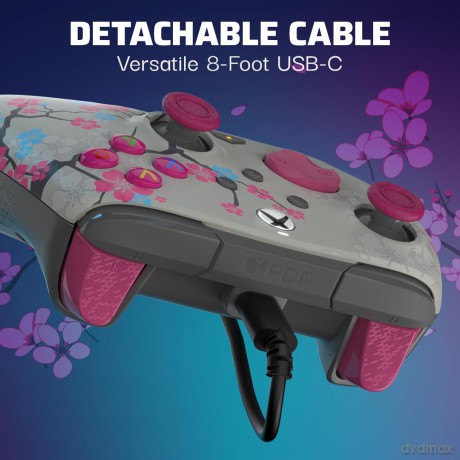 PDP Wired Rematch Controller - Blossom Glow In The Dark /Xbox Series X