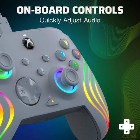PDP Xbox Wired Controller Afterglow Wave Grey
