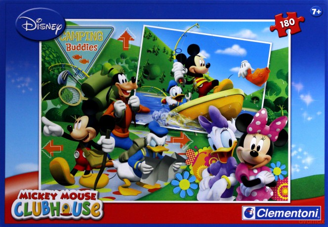 CLEMENTONI 180 el. Myszka Mickey (Myszka Miki) Disney [PUZZLE]