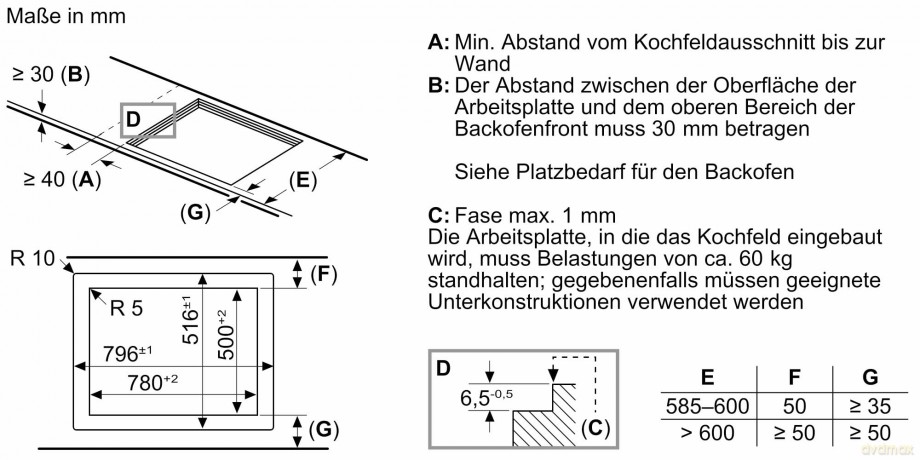Siemens EH801HFB1E Hob