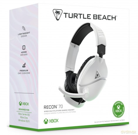 Turtle Beach Headset Recon 70X Xbox White