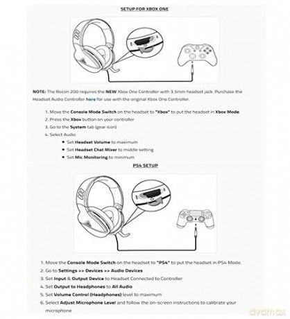 Turtle Beach Recon 200 White Headset /PS4