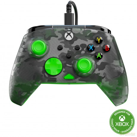 Turtle Beach Xbox Wired Rematch Controller Ghost Camo Black/Green