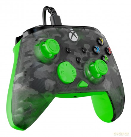 Turtle Beach Xbox Wired Rematch Controller Ghost Camo Black/Green