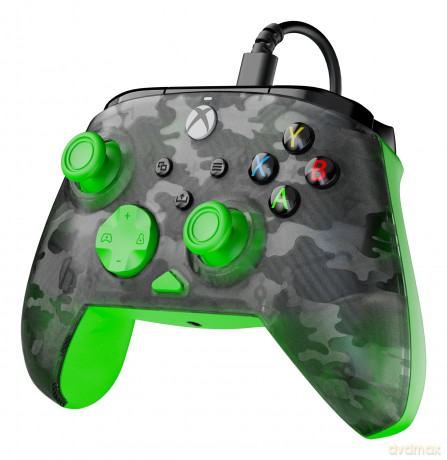 Turtle Beach Xbox Wired Rematch Controller Ghost Camo Black/Green
