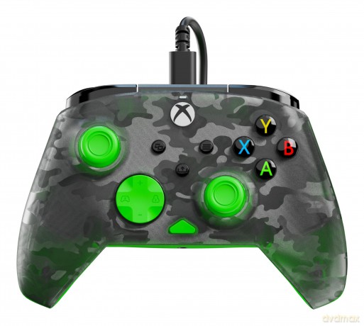 Turtle Beach Xbox Wired Rematch Controller Ghost Camo Black/Green