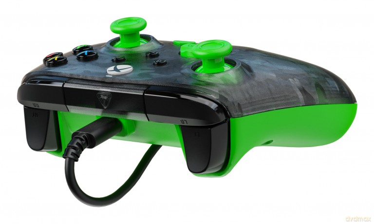 Turtle Beach Xbox Wired Rematch Controller Ghost Camo Black/Green