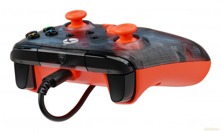 Turtle Beach Xbox Wired Rematch Controller Ghost Camo Black/Orange