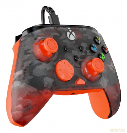 Turtle Beach Xbox Wired Rematch Controller Ghost Camo Black/Orange