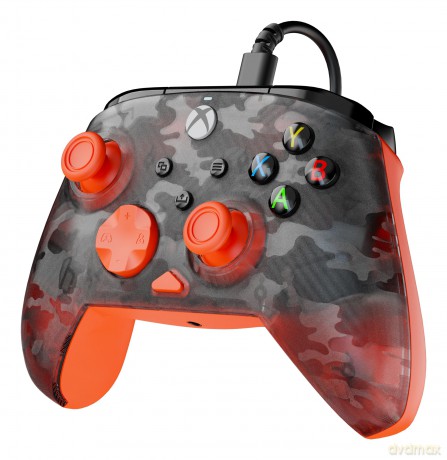 Turtle Beach Xbox Wired Rematch Controller Ghost Camo Black/Orange
