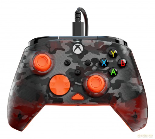 Turtle Beach Xbox Wired Rematch Controller Ghost Camo Black/Orange