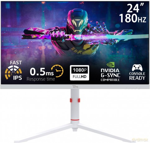 Twisted Minds Artic Pro Series 24" Fhd - 180Hz - White