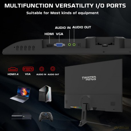 Twisted Minds Flat Gaming Monitor 22" Fhd - 100Hz