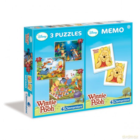 CLEMENTONI 220100 memo Kubuś Puchatek Disney [GRA]