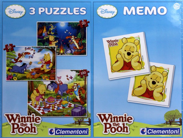 CLEMENTONI 220100 memo Kubuś Puchatek Disney [GRA]