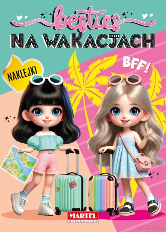 Besties. Na wakacjach z naklejkami - Katarzyna Salamon [KSIĄŻKA]