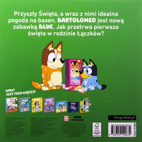 Bluey. Chlup, chlup, Święta! Moja czytanka [KSIĄŻKA]