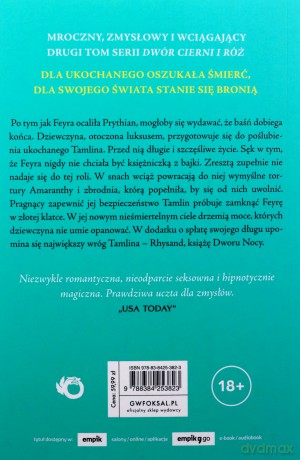 Dwór mgieł i furii. Dwór cierni i róż (Tom 2) - Sarah J. Maas [KSIĄŻKA]