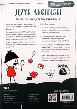 Język angielski graficzne karty pracy dla klas 7-8 - Danka Gierczak [KSIĄŻKA]