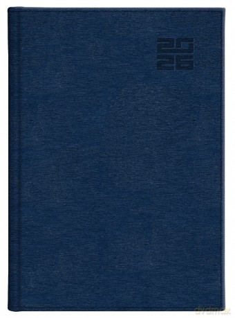 Kalendarz 2026 Aluminium Standard B5 dzienny granat [KALENDARZ]
