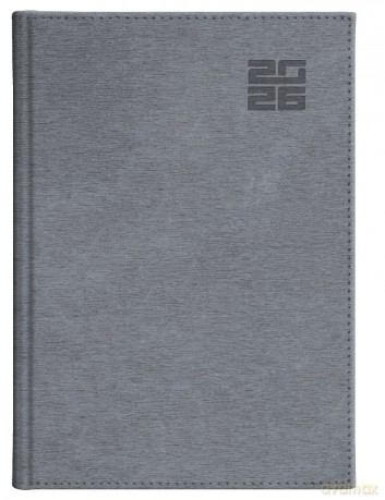 Kalendarz 2026 Alumnium Standard B5 dzienny srebny [KALENDARZ]