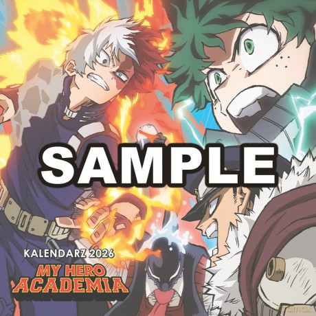 Kalendarz 2026 My Hero Academia ścienny [KALENDARZ]