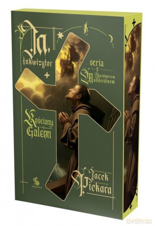 Kościany galeon. Ja, inkwizytor (ilustrowane brzegi) - Jacek Piekara [KSIĄŻKA]