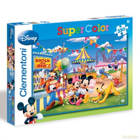 Clementoni 250 El. Mickey (Myszka Miki) Disney W Lunaparku [PUZZLE]