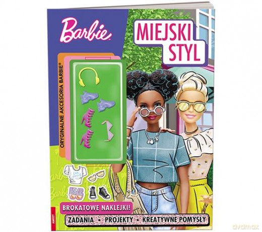 Mattel Barbie Miejski Styl FLA-1104 [KSIĄŻKA]