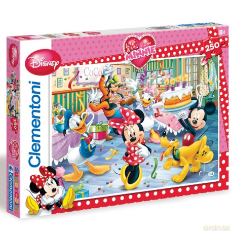 Clementoni 250 El. Urodziny Minnie (Myszka Mini) Disney [PUZZLE]