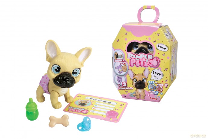 Pies Pamper Petz Buldog francuski 15cm