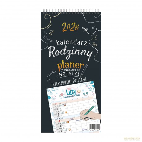 Planer 2026 Rodzinny 1 ścienny [KALENDARZ]
