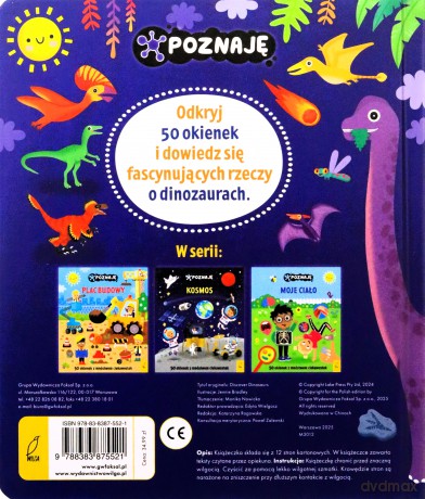 Poznaję dinozaury. Poznaję [KSIĄŻKA]