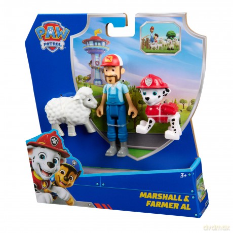 Psi Patrol zestaw figurek Marshalla i Farmera Ala