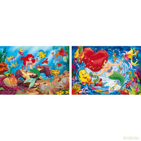 Clementoni 2x20 El. Arielka Disney [PUZZLE]
