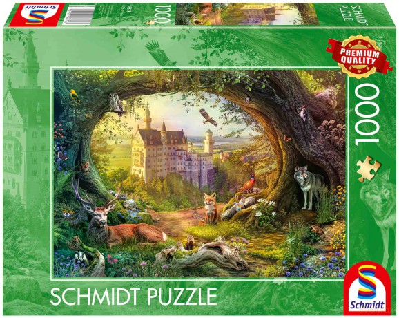 SCHMIDT 1000 el. PQ Bajkowy zamek i magiczny las 113685 [PUZZLE]