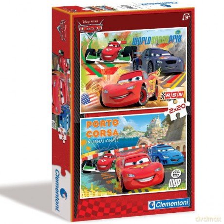 CLEMENTONI 2x20 el. Cars 2 (Auta 2) [PUZZLE]