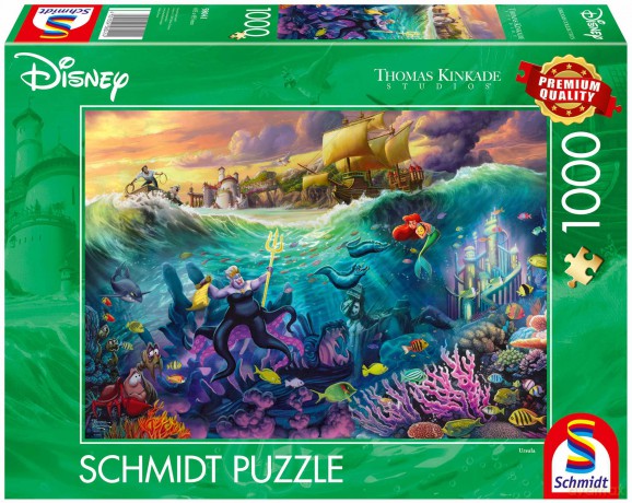 SCHMIDT 1000 el. PQ T. Kinkade Mała Syrenka i Urszula Disney 113670 [PUZZLE]