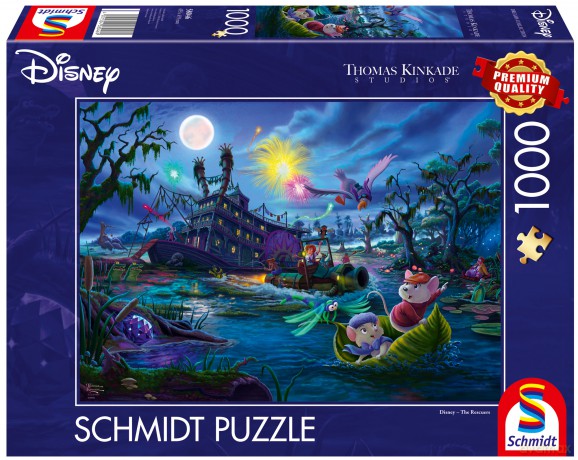 SCHMIDT 1000 el. PQ T.Kinkade Bernard i Bianka Disney 113671 [PUZZLE]