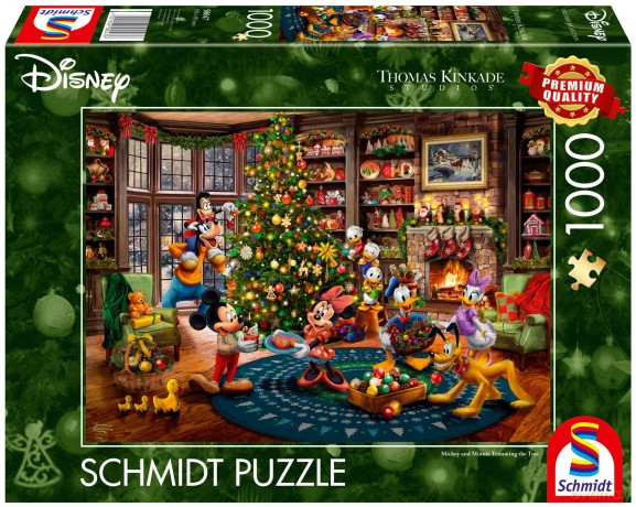 SCHMIDT 1000 el. PQ T.Kinkade Myszka Miki choinka Disney 113672 [PUZZLE]
