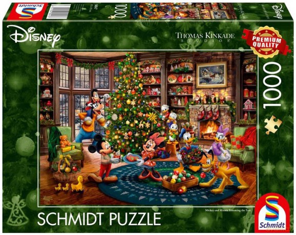 SCHMIDT 1000 el. PQ T.Kinkade Myszka Miki choinka Disney 113672 [PUZZLE]