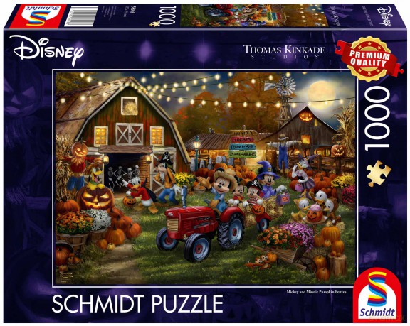 SCHMIDT 1000 el. PQ T.Kinkade Myszka Miki festiwal dyni Disney 113673 [PUZZLE]