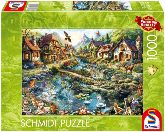 SCHMIDT 1000 el. PQ Wioska na skraju lasu 113681 [PUZZLE]