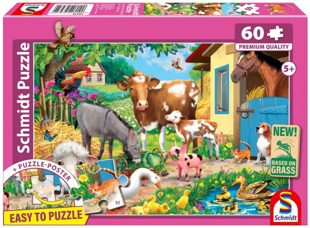 SCHMIDT 60 el. PQ Zwierzęta na farmie 113645 [PUZZLE]