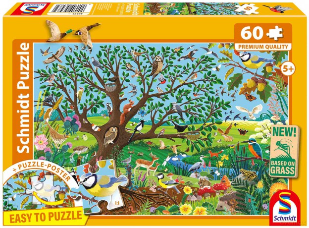 SCHMIDT 60 el. PQ Zwierzęta w ogrodzie 113644 [PUZZLE]