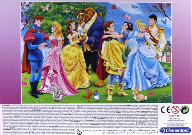 CLEMENTONI 2x20 el. Księżniczki [PUZZLE]